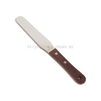 6'' Stainless Steel Wooden Handle Spatula