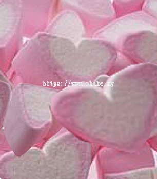 Marshmallow Heart Double Pink