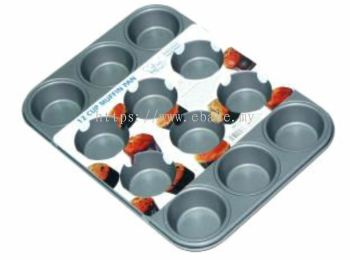 Cook Master N/S 12 Cups Muffin Pan 4031