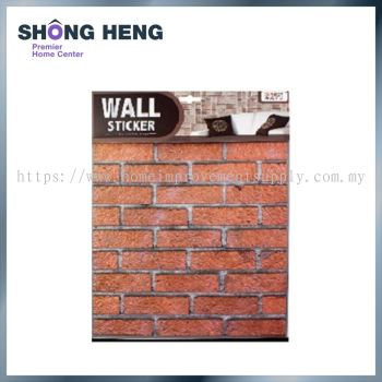 3D WALL STICKER ( RED BRICKS)- SH18111