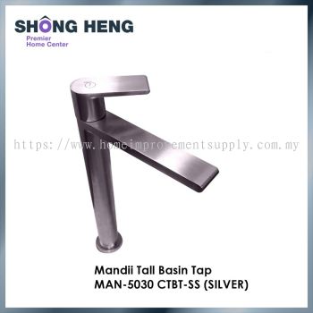 MANDII TALL BASIN TAP - MAN-5030 CTBT-SS (SILVER)