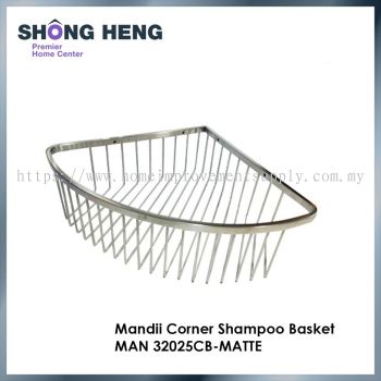 MANDII CORNER SHAMPOO BASKET- MAN 32025CB-MATTE