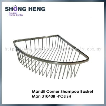 MANDII CORNER SHAMPOO BASKET- MAN 31040B -POLISH