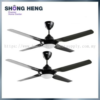 Deka LED Ceiling Fan 4 Blade SV28L (56 ) TWINPACK -BLACK