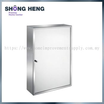 Bathroom Mirror Box SH4060 - Stainless Steel - 40cm (W) x 60cm (H) x 13cm (D)