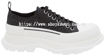 Alexander McQueen Tread Slick Lace-Up 'Galaxy Black'