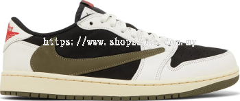 Travis Scott x Air Jordan 1 Retro Low OG 'Olive' Wmns