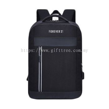 Travel PU Laptop Backpack with USB Port - B 133