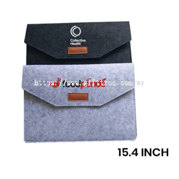 15.4” Wool Felt iPad Pouch - ECO 172