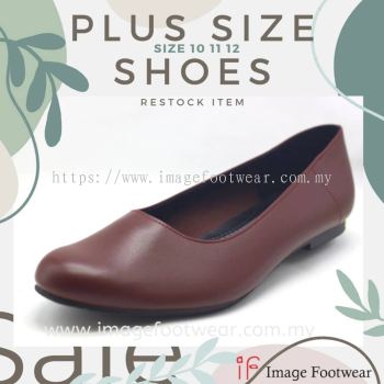 PlusSize Women Flat Shoes- PS-70231 Maroon Colour