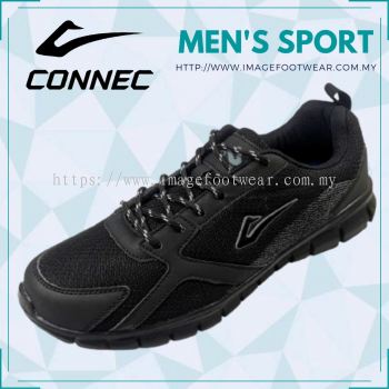 CONNEC Men Sport Shoe CS-88-8363- BLACK Colour