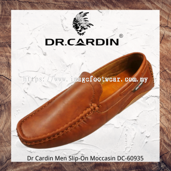 Dr Cardin Men Slip-On Moccasin DC-60935 MAPLE Colour