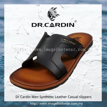 Dr Cardin Men Casual Faux Leather Sandal-DC-7939-BLACK Colour