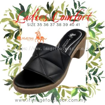 JJ MASTINI Women 2.5 inch Heel Sandal- JS-51-50147- BLACK Colour