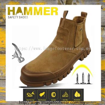 HAMMER Men Safety Lifestyle HS-847118- KHAKI Colour