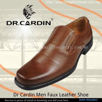 Dr Cardin Men Faux Leather Formal Slip-On Shoe DC-6691- COGNAC Colour