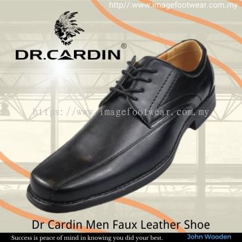 Dr Cardin Men Faux Leather Formal Lace-Up Shoe DC-6693- BLACK Colour