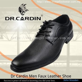 Dr Cardin Men Faux Leather Formal Lace-Up Shoe DC-6667- BLACK Colour