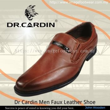 Dr Cardin Men Faux Leather Formal Slip-On Shoe DC-6615- MAPLE Colour