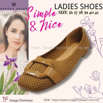 SPEEDY RHINO Ladies Comfort Flat Shoes -SR-530227-34- KHAKI Colour