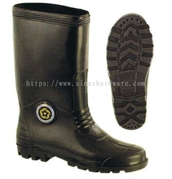 Korakoh Black Rain Boot ( Normal )