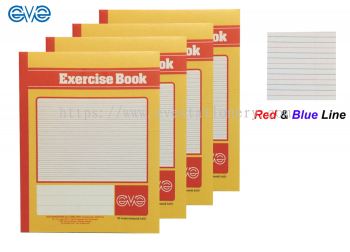EVE 3 Line Exercise book 80 pages/120pages