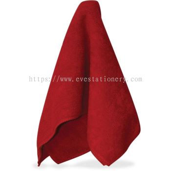 Microfiber Cloth Towel Red /Purple with hanging hole
