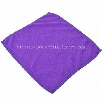 Microfiber Cloth Towel Purple with hanging hole