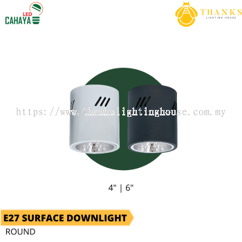 4" 6" E27 Surface Downlight (Round)