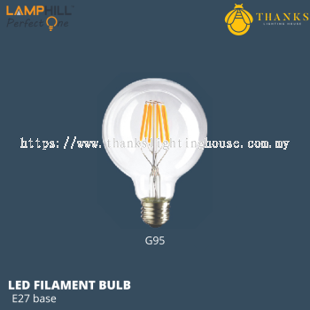 G95 E27 LED Filament Bulb
