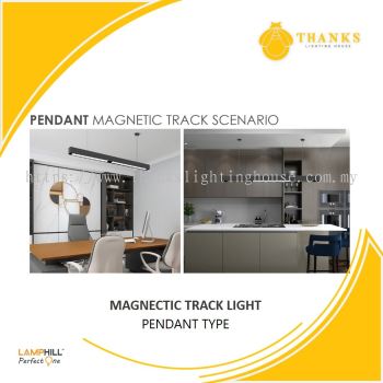 LED Magnetic Track Lights - Pendant Type