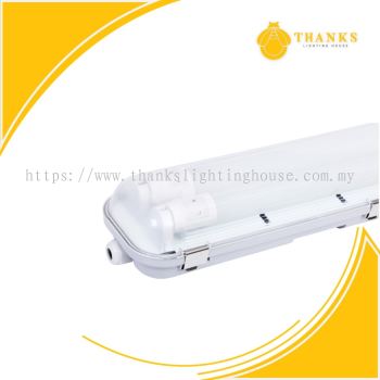 Anti-Corrosive Weatherproof LED T8 Tube Fitting Single