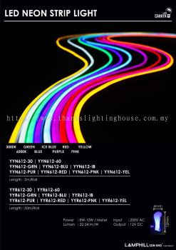 LED Neon Strip Light 5 METER SINGLE COLOUR