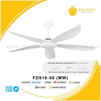 NSB FD916-56 (MW)-WITHOUT LIGHT CEILING FAN
