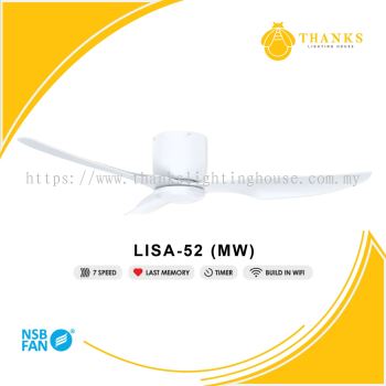NSB LISA 52 (MW) CEILING FAN