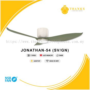 NSB JONATHAN 54 (SV/GN)-WITH LIGHT CEILING FAN