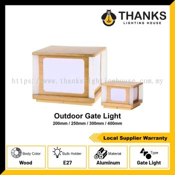 GATE LIGHT WHITE OAK TIMBER MUJI STYLE