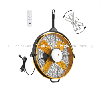 OUTDOOR WALL FAN WATERPROOF WITH LIGHT