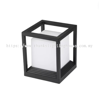 LED GATE LIGHT E27 MODERN BLACK SERIES