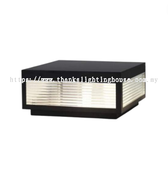 RECTANGULAR BLACK SERIES GATE LIGHT