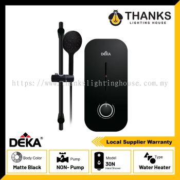 DEKA MIIZU 30N NON PUMP INSTANT WATER HEATER MATTE BLACK