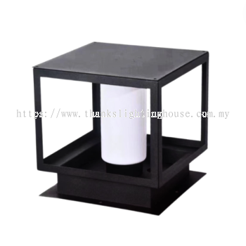 LED GATE LIGHT E27 MODERN BLACK SERIES