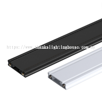 ULTRA THIN MAGNETIC TRACK RAIL 2METER BLACK WHITE