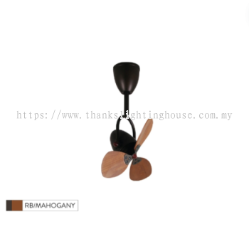 NSB FINO3 CORNER CEILING FAN RB/MAHOGANY