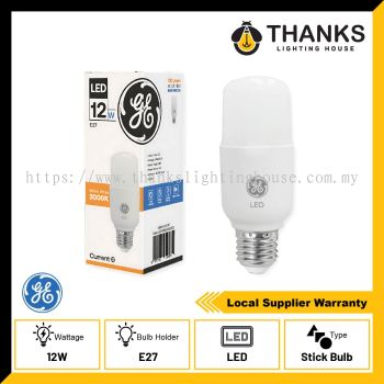 GE LED LIGHT STICK BULB 12W E27 3000K/4000K/6500K