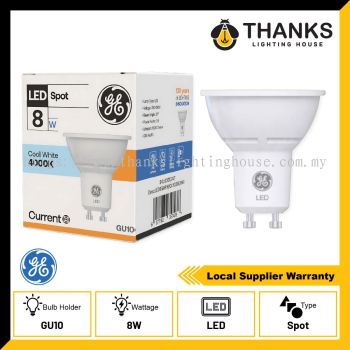 GE LED GU10 8W LED BULB ( WARM WHITE / COOL WHITE )