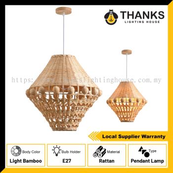 HANDMADE MUJI BAMBOO PENDANT LAMP RATTAN SERIES