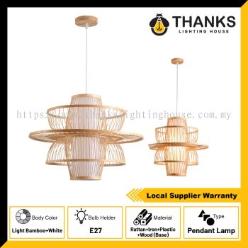 HANDMADE MUJI BAMBOO PENDANT LAMP RATTAN SERIES