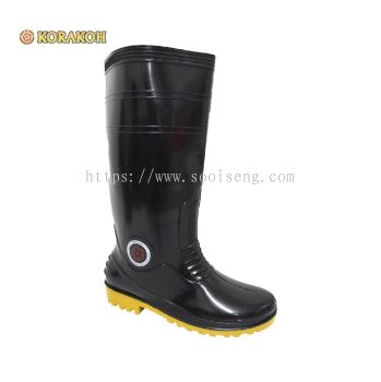 HIGH CUT PULL ON WATER BOOT (R 7000-BK) (SN.L / AS.X)