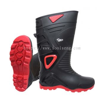 HIGH CUT PULL ON WATER BOOT (GC 983S-BK/R) (AE.T)